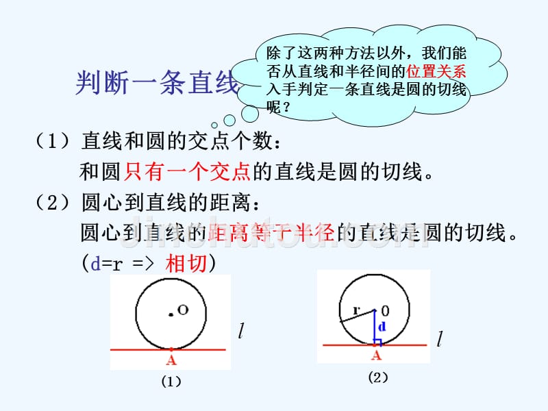 数学人教版九年级上册圆的切线的判定定理课件_第3页