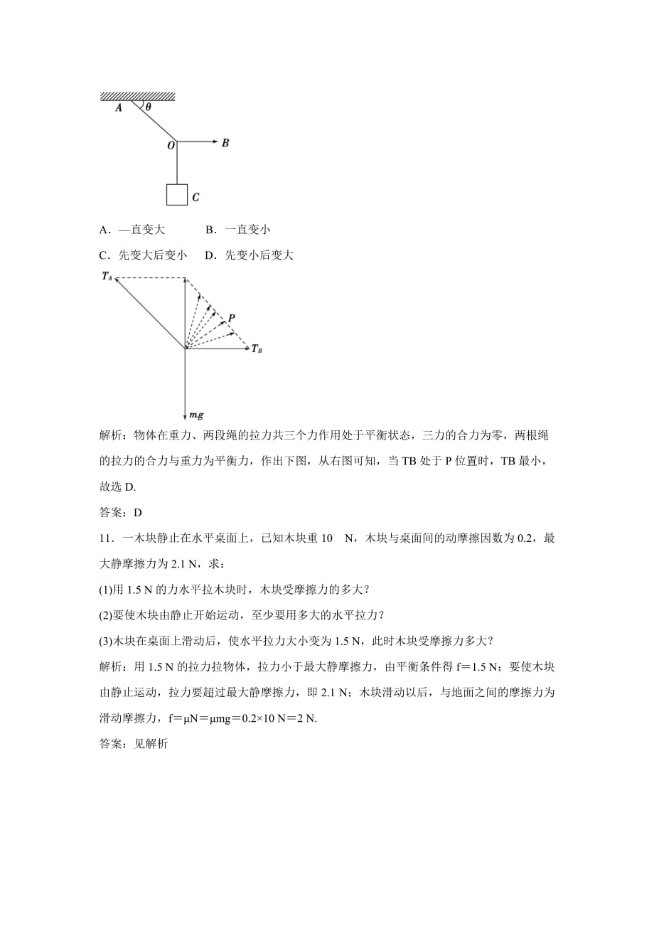 《共点力的平衡条件》同步练习1_第4页