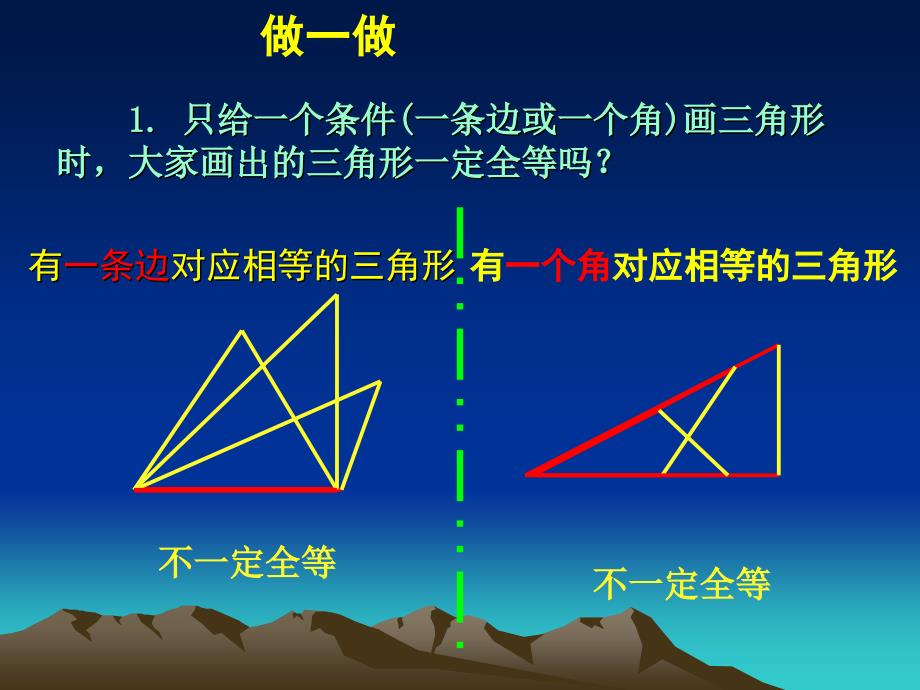 数学北师大版七年级下册探索三角形全的的条件（一）_第4页