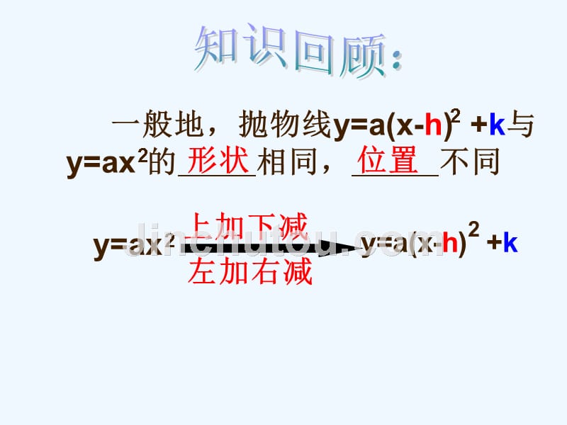 数学人教版九年级上册二次函数y=ax2+bx+c的复习_第2页