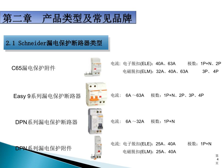 漏电保护断路器选型知识资料_第4页