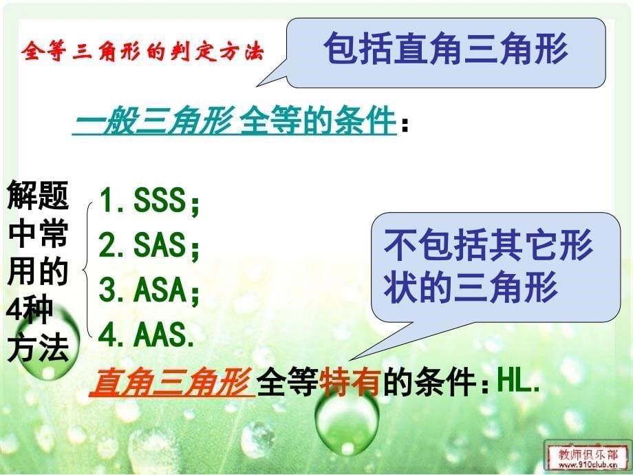 数学北师大版七年级下册全等三角形专题复习_第5页