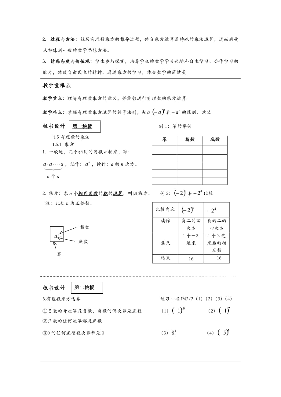 数学人教版七年级上册1.5.1 乘方_第2页