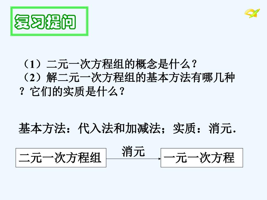 人教版数学七年级下册三元一次方程组的解法_第4页