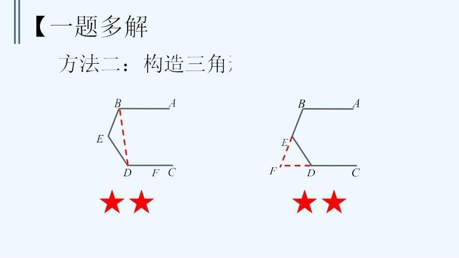 数学人教版七年级下册巧解平行线间的折线问题_第5页