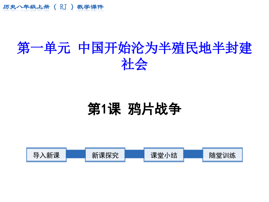 2019人教部编版八年级初二上册历史课件全套1（1－4单元）_第2页