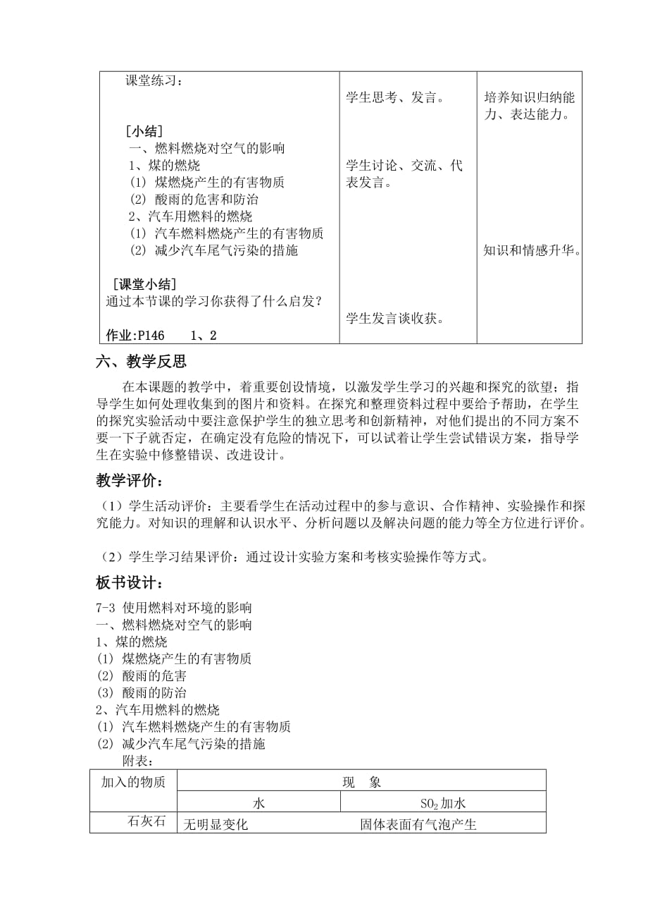 化学人教版九年级上册使用燃料对环境的影响_第5页