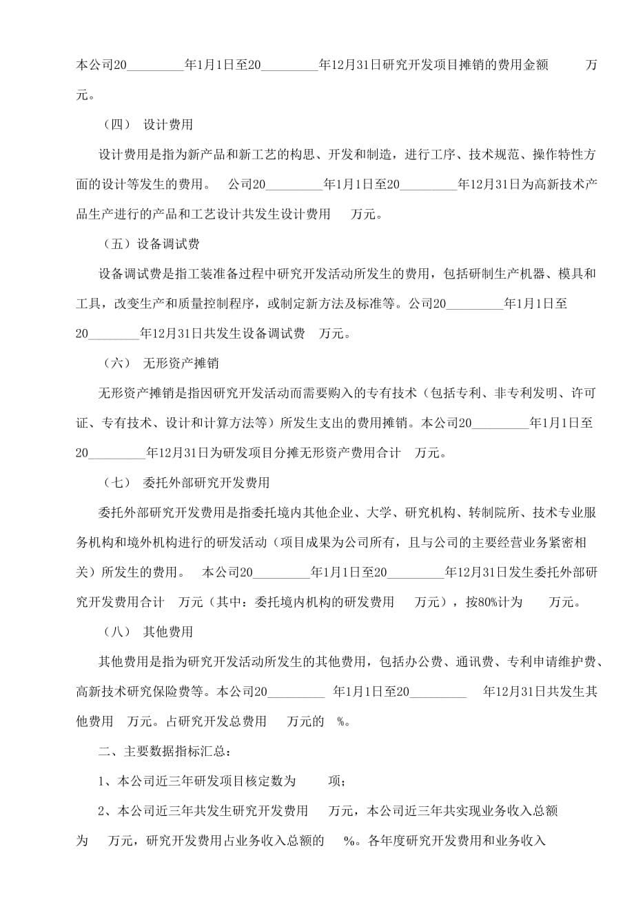 研究开发费用专项报告资料_第5页