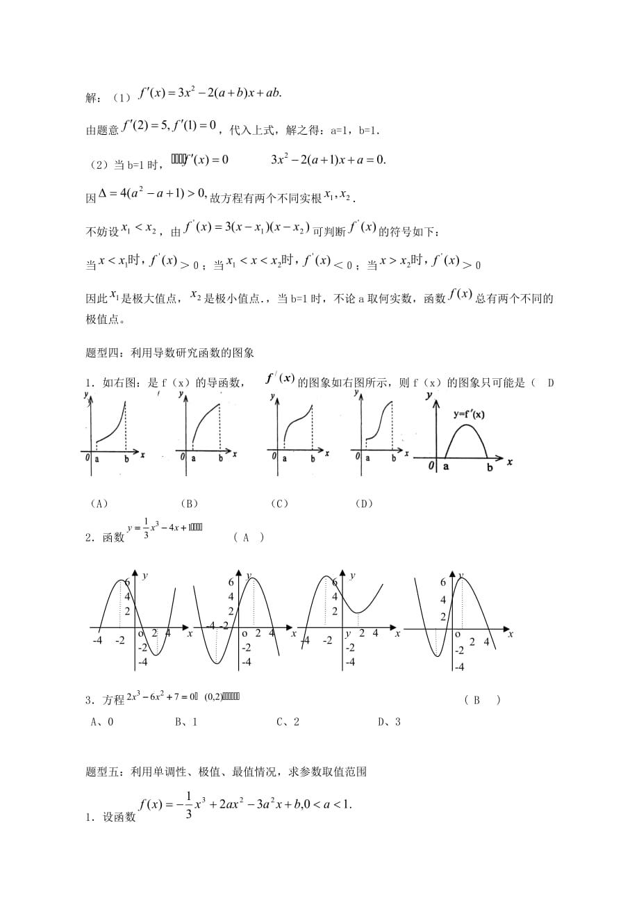 高考导数问题常见题型总结(同名6743)_第4页