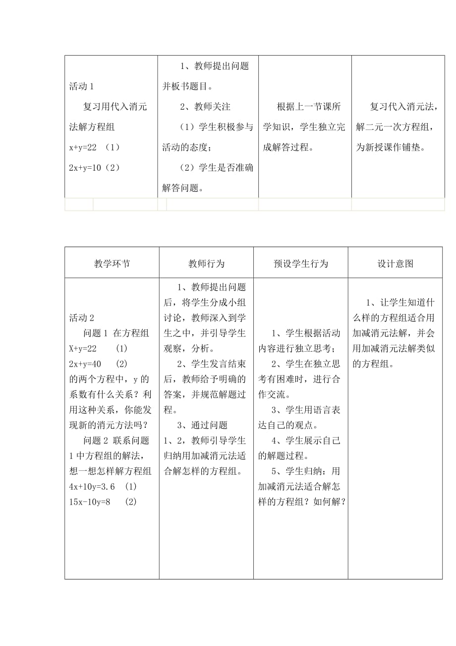 人教版数学七年级下册加减消元解二元一次方程组_第2页