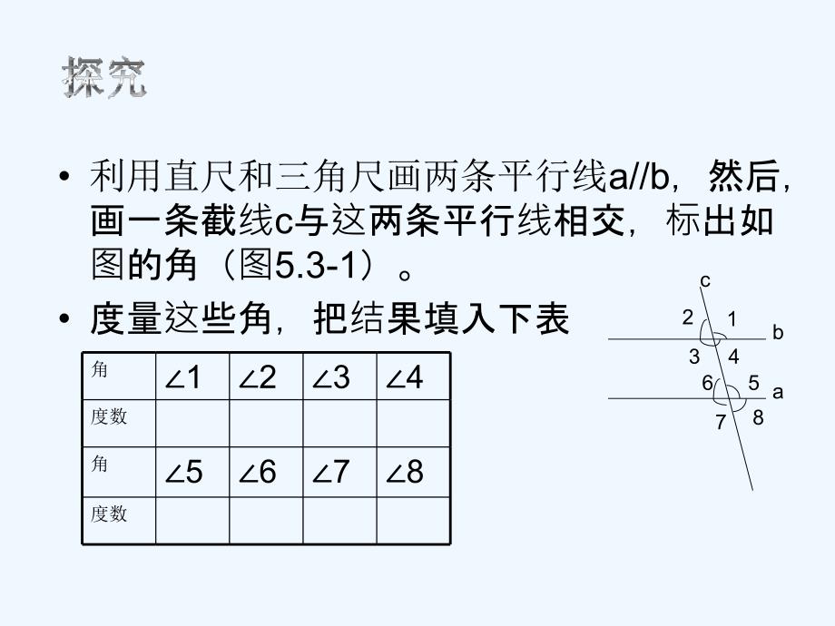 数学人教版七年级下册平行线的性质ppt_第3页