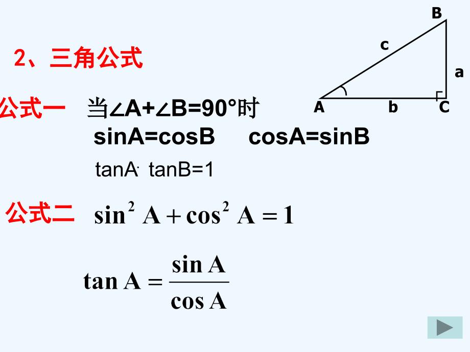 数学人教版九年级下册课题30°、45°、60°角的三角函数值_第3页