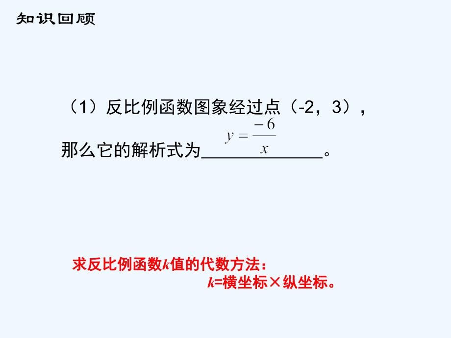 数学人教版九年级下册反比例函数与几何图形综合题问题_第2页