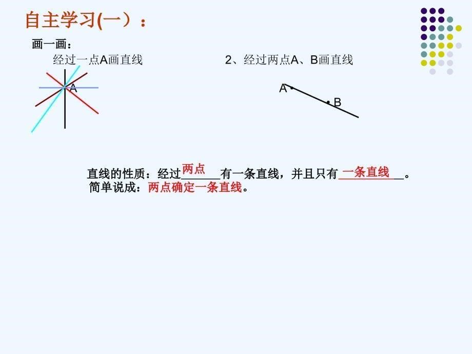 数学人教版七年级上册4.2.1 直线、射线、线段胡概念_第5页