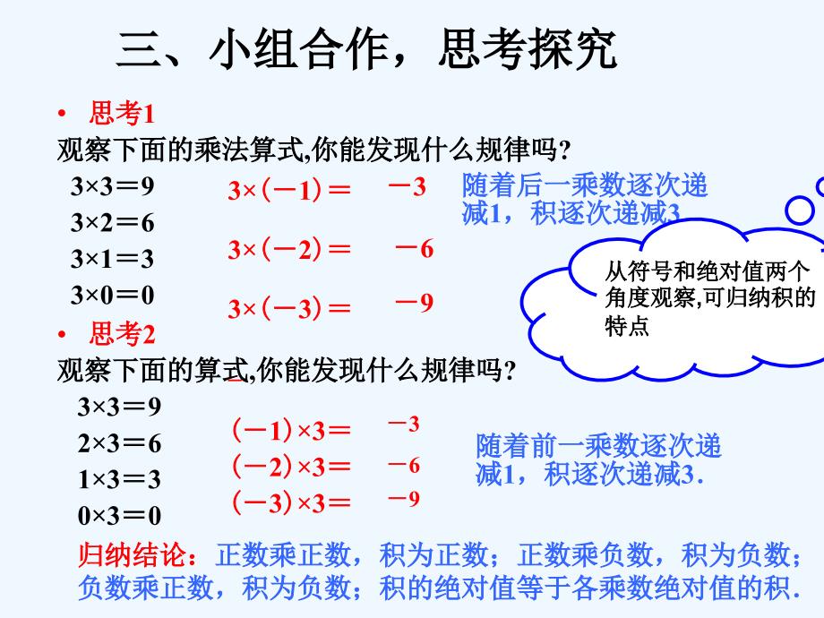 数学人教版七年级上册1.4.1有理数的乘法 第一课时.4.1有理数的乘法-课件1--.ppt -_第4页