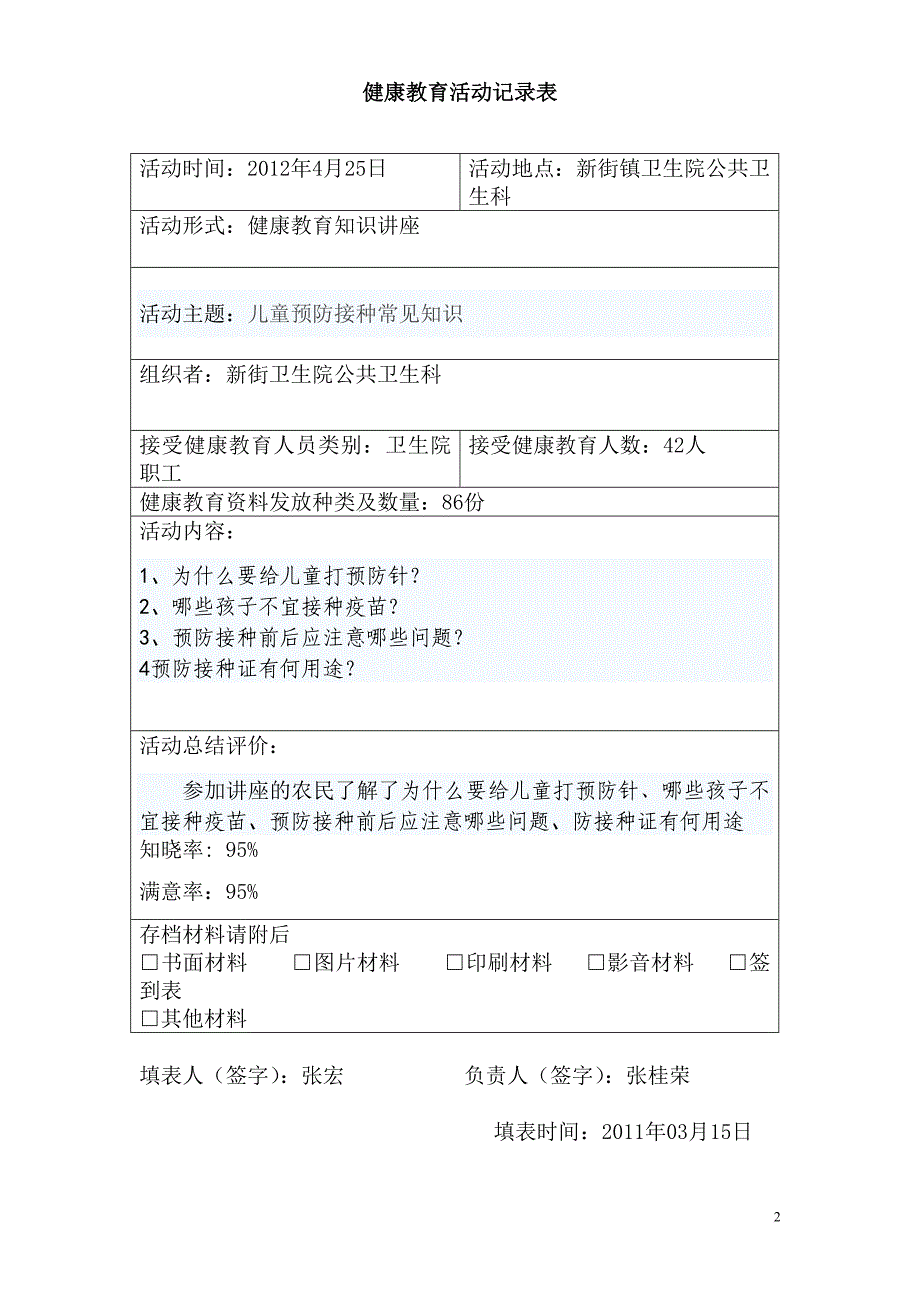 随县新街镇卫生院基本公共卫生服务健康教育知识讲座201204_第2页