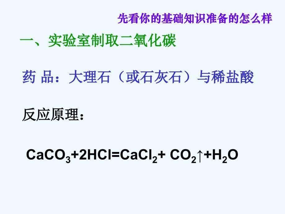 化学人教版九年级上册二氧化碳制取的制取与性质_第5页