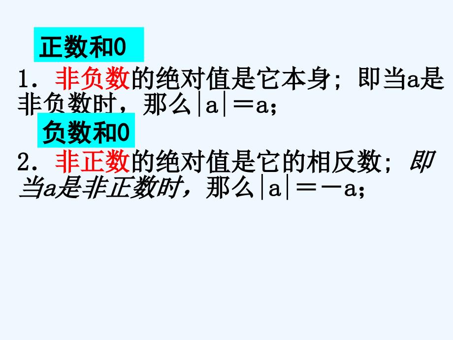 数学人教版七年级上册1.25.利用数轴比较大小_第3页