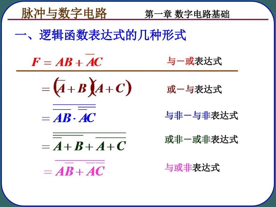 逻辑函数的公式化简法资料_第5页