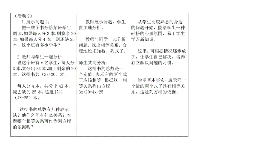 数学人教版七年级上册《合并同类项和移项》教学设计与反思_第4页