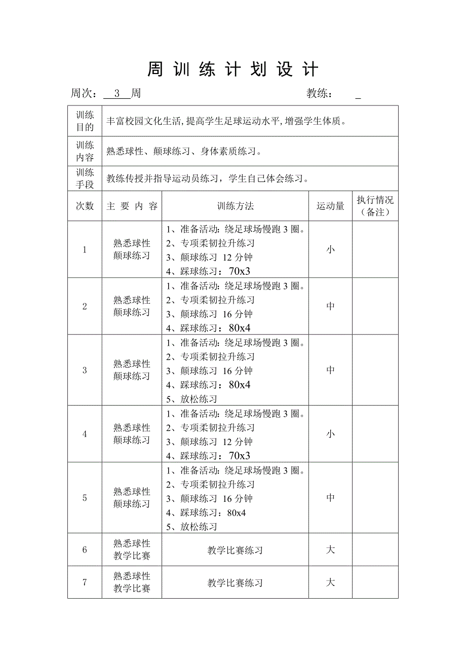 足球训练周计划资料_第3页