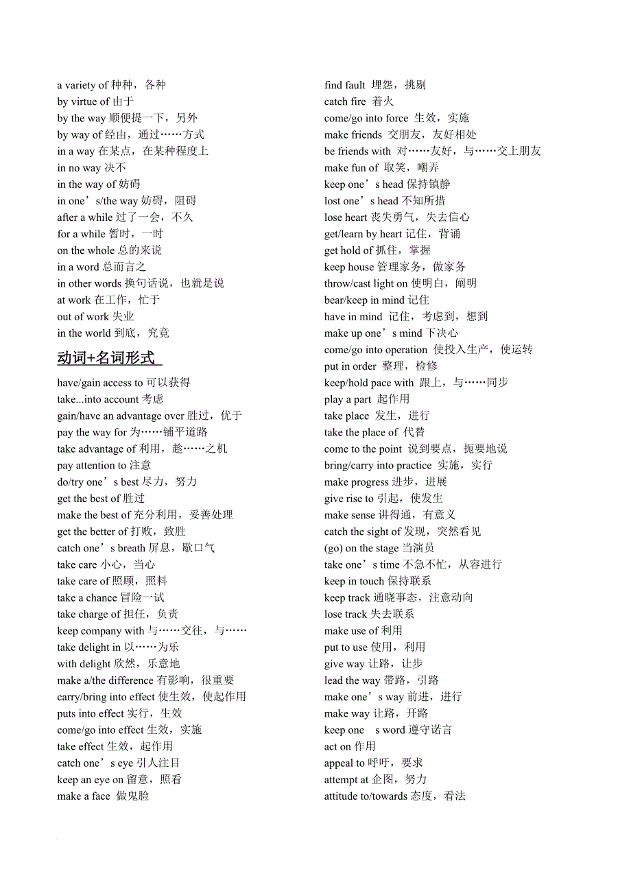 考研英语常考短语固定搭配_第3页