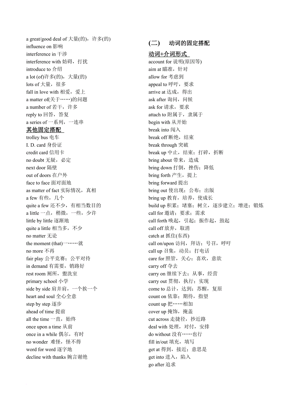 考研英语常考短语固定搭配_第4页