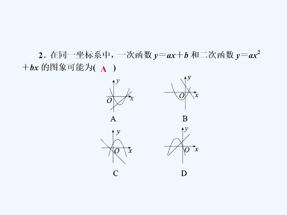 数学人教版九年级下册中考函数问题_第4页