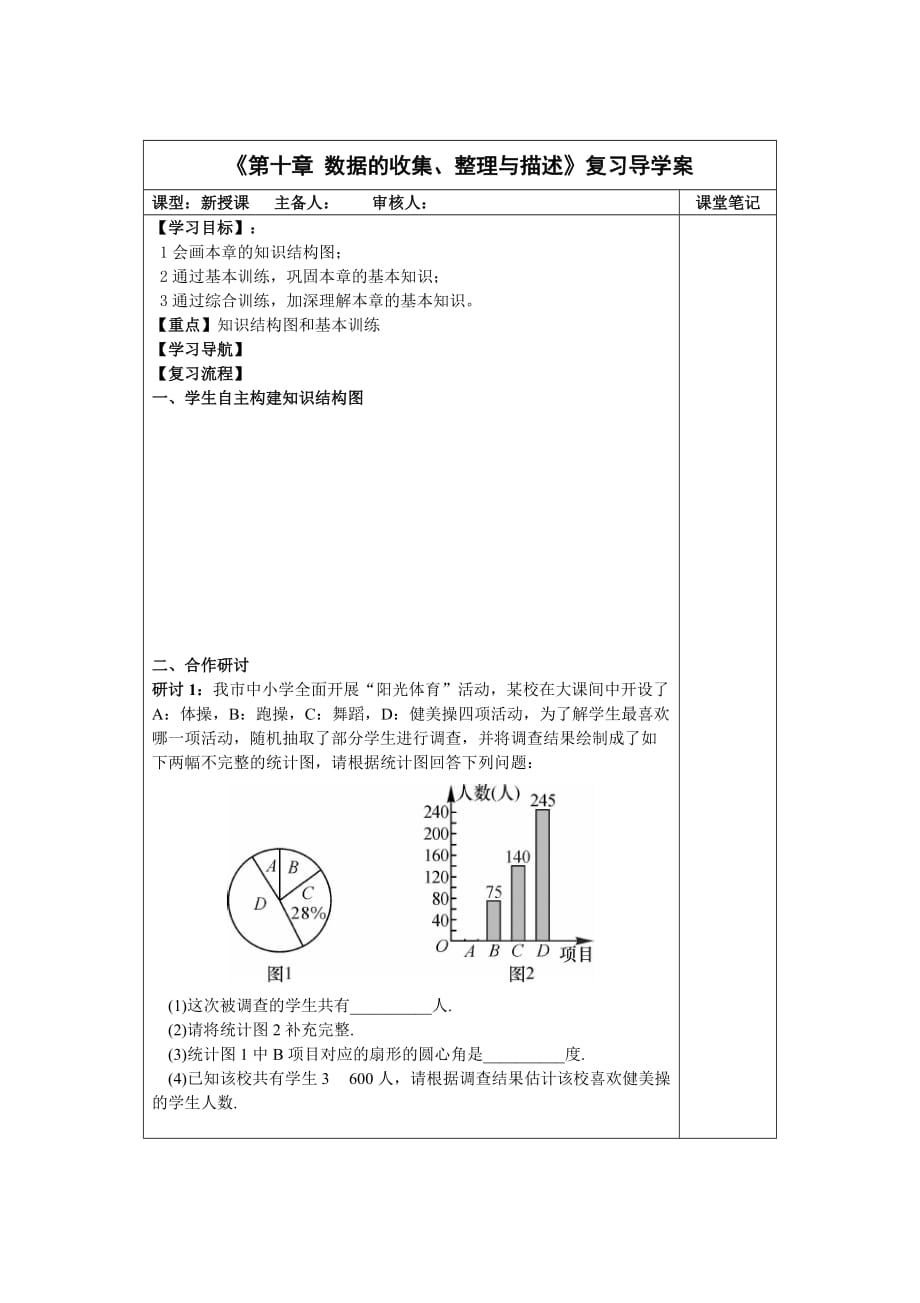 数学人教版七年级下册第十章复习卷_第1页