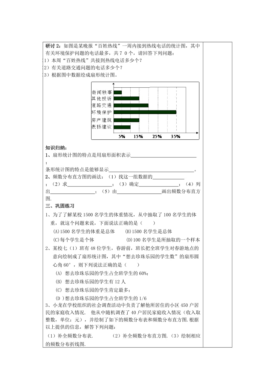 数学人教版七年级下册第十章复习卷_第2页