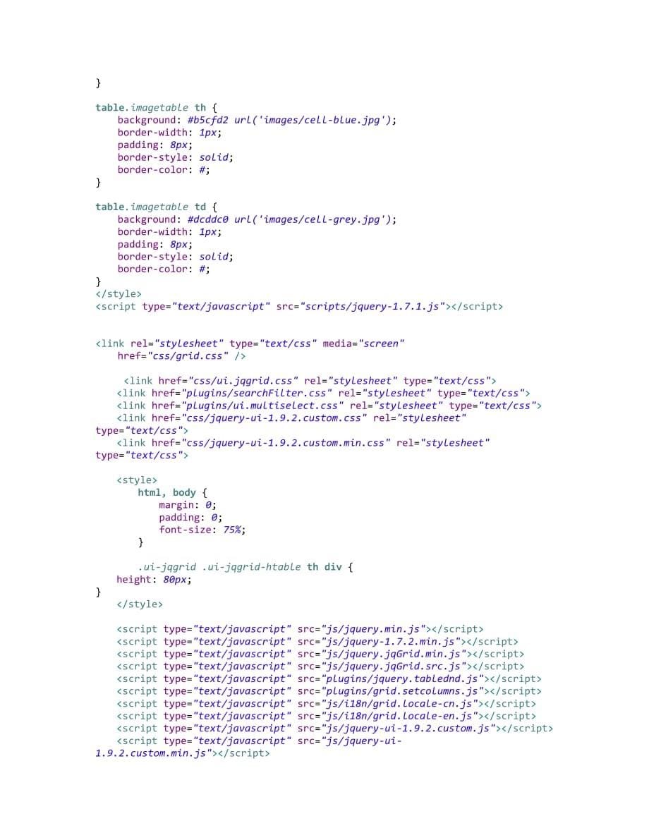 结合oracle数据库的分页排序jqgrid表格_第5页