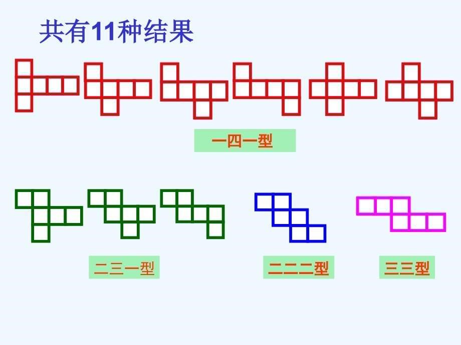 数学人教版七年级上册4.1.1立体图形的平面展开图--正方体平面展开图_第5页