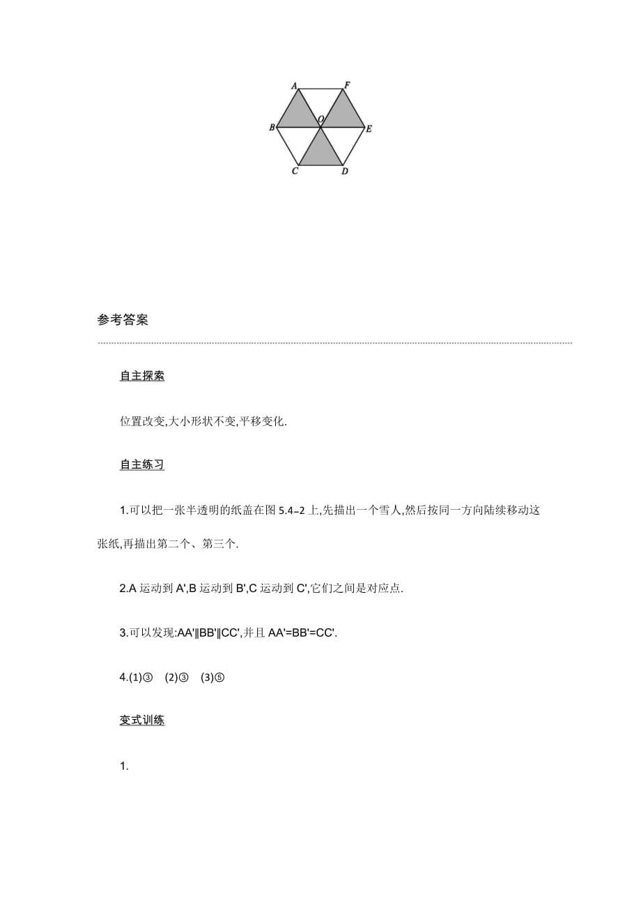 数学人教版七年级下册5.4平移（第一课时）_第5页