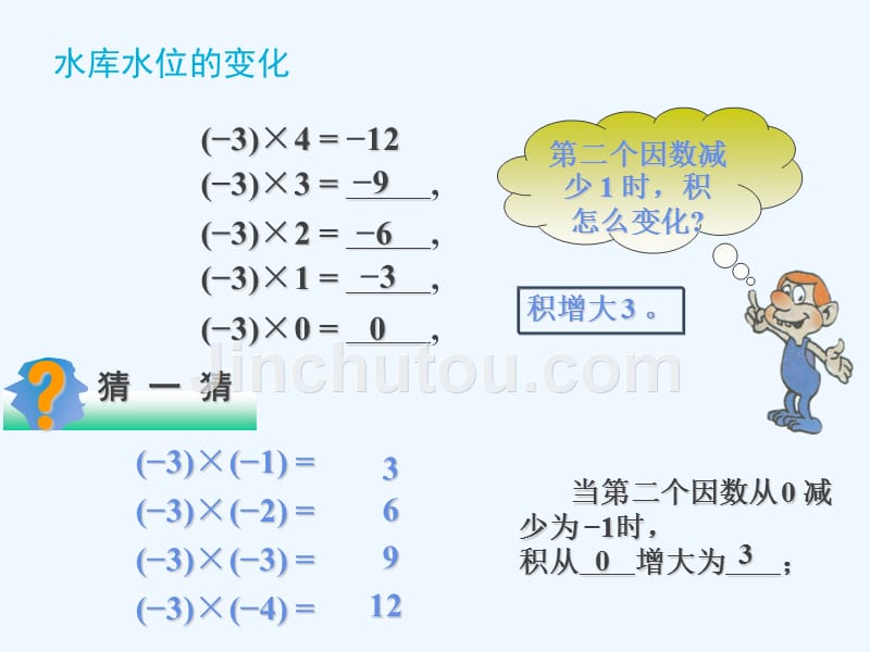 数学人教版七年级上册有理数的乘法.4.1 有理数的乘法_第3页