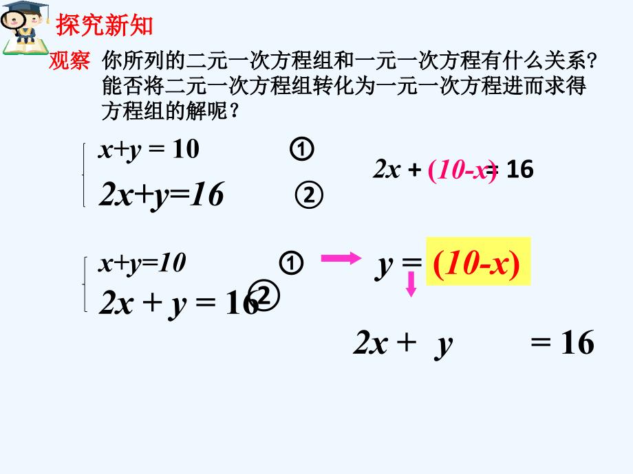 数学人教版七年级下册第八章第二节 消元--解二元一次方程组_第4页