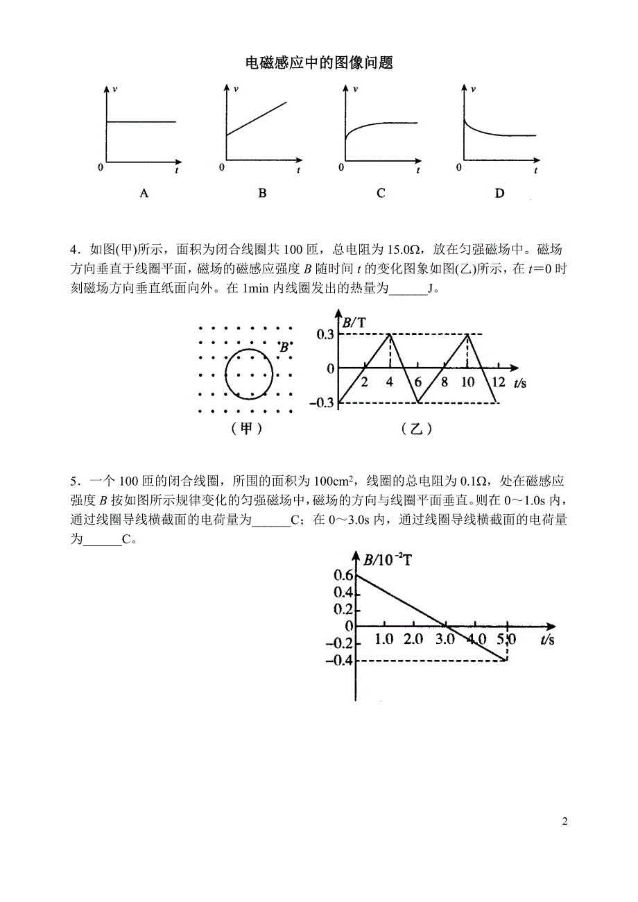 电磁感应中的图像问题2011_第2页