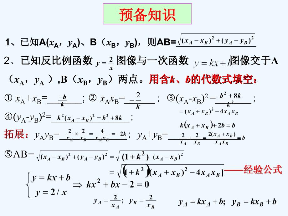 数学人教版九年级下册反比例函数综合运用有关素材_第2页