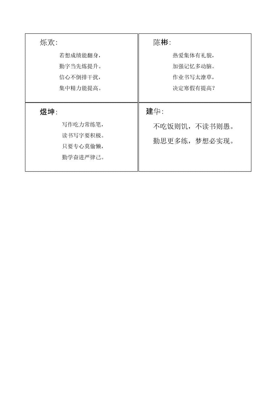 期末评语-学生评语-诗意评语-古诗评语_第5页