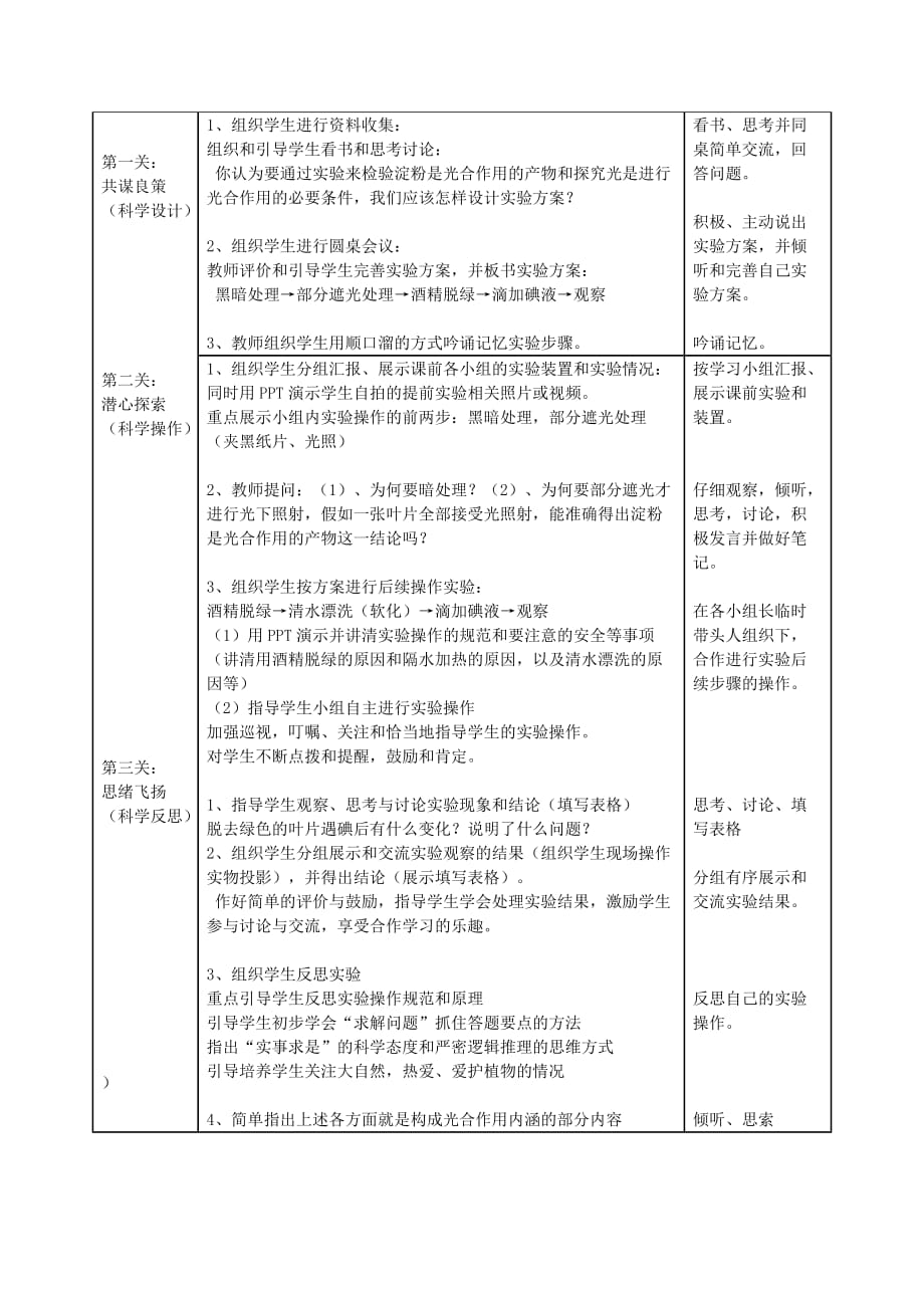 生物人教版七年级上册第三单元 第四章 绿色植物是生物圈中有机物的制造者_第3页