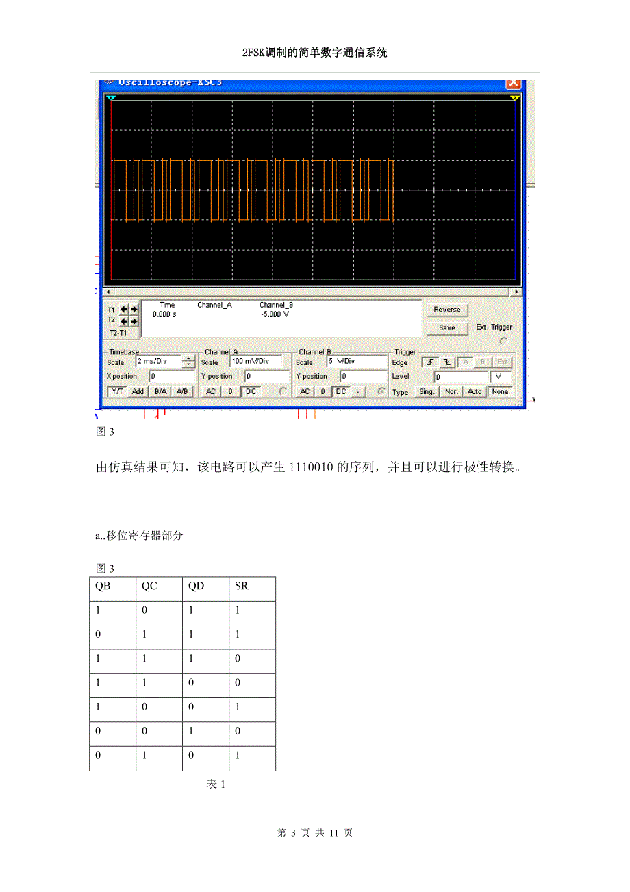 2fsk调制的简单数字通信系统设计报告_第3页