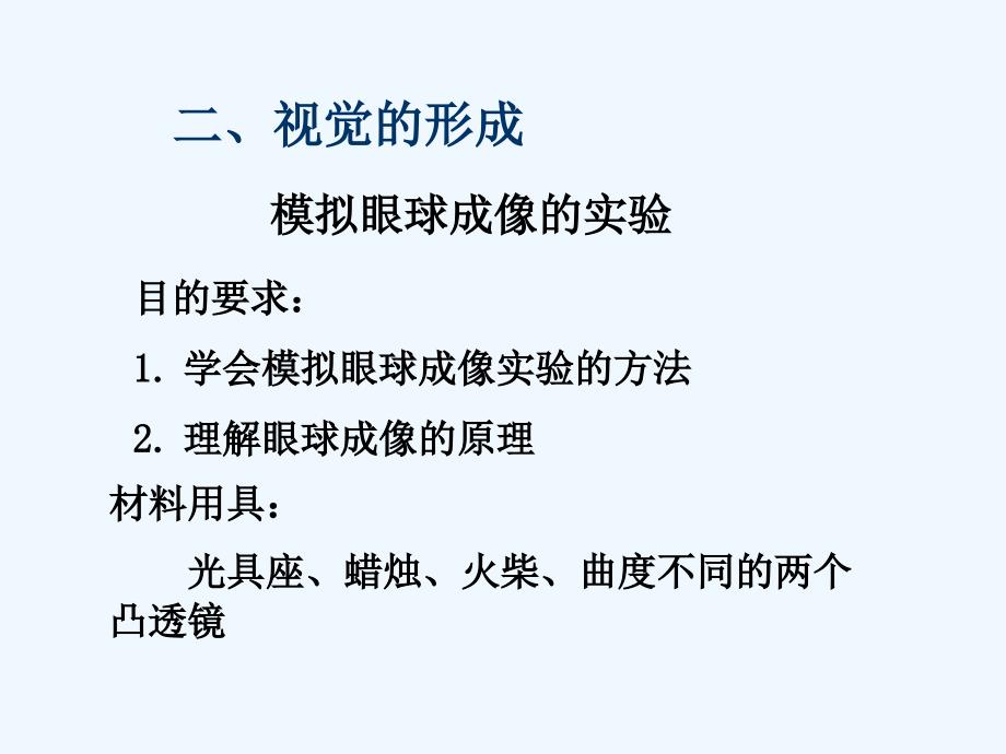 生物人教版七年级下册眼与视觉ppt 眼与视觉动画_第4页