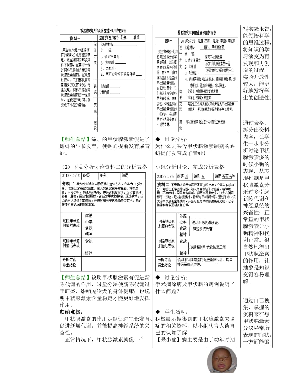 生物人教版七年级下册激素调节教_第4页