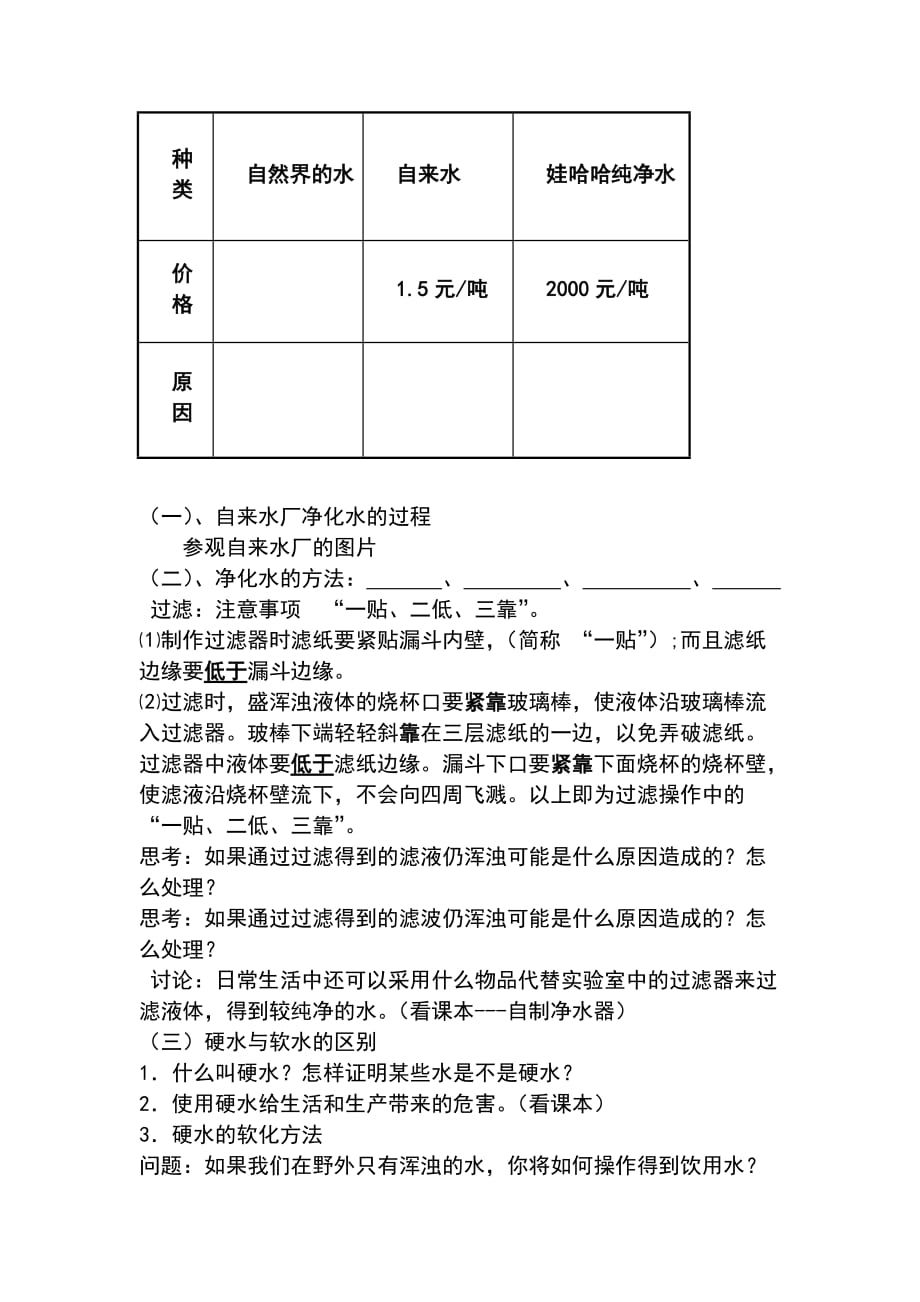 化学人教版九年级上册是的净化_第2页