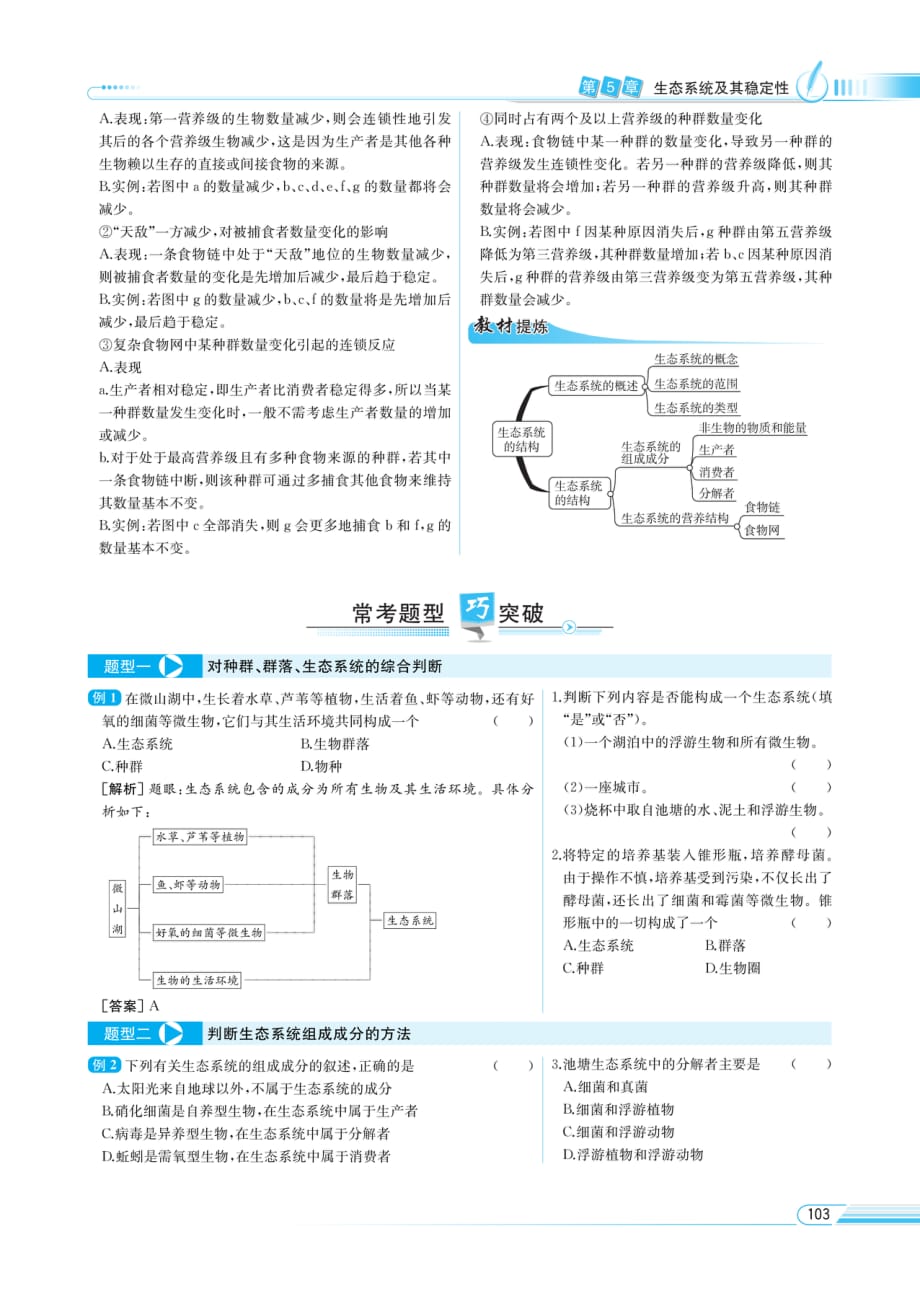 【素材】《生态系统的结构》教材解读（人教）_第3页