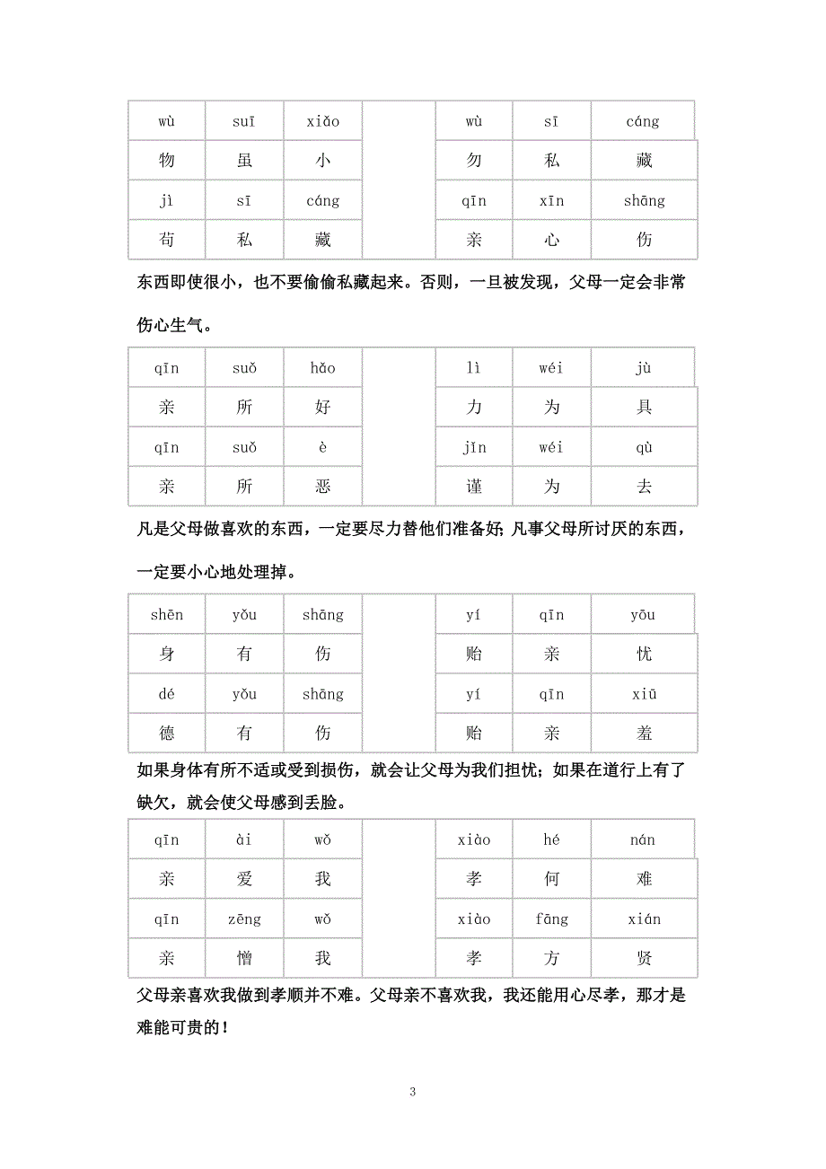 弟-子-规全文及解释_第3页