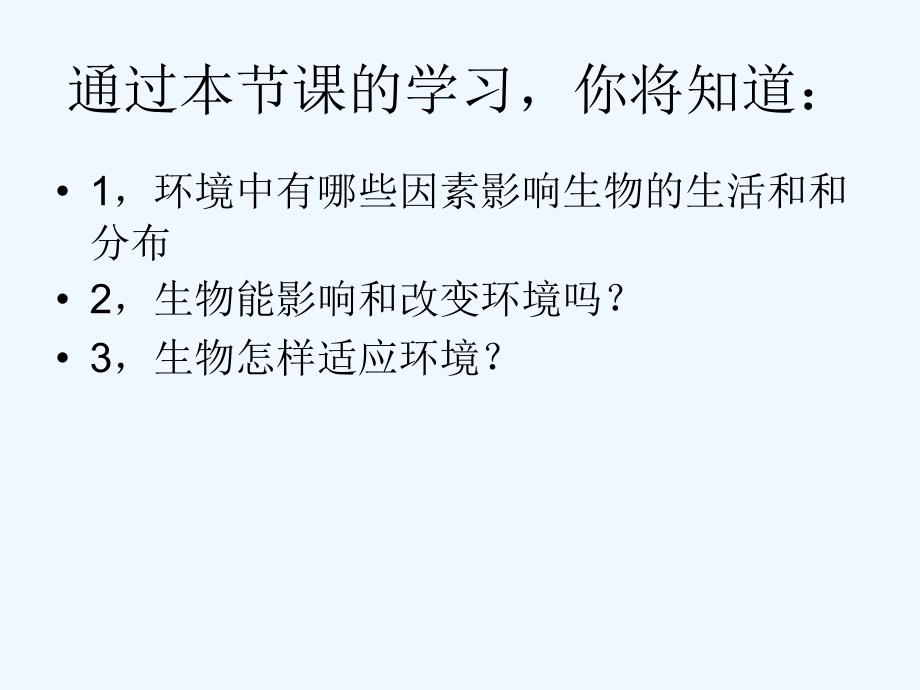 生物人教版七年级上册第二章第一节 生物与环境的关系_第4页