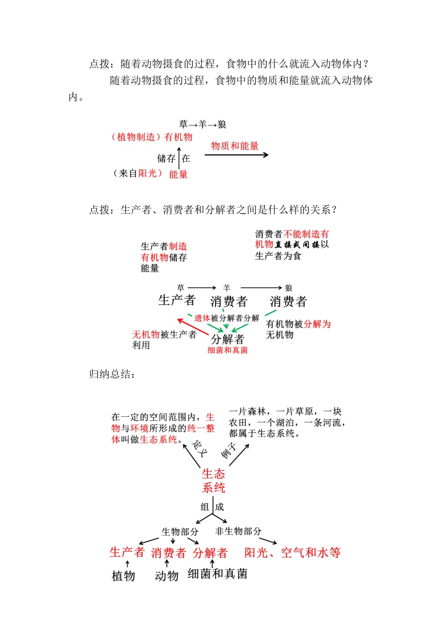 生物人教版七年级上册第二节 生物与环境组成生态系统_第2页