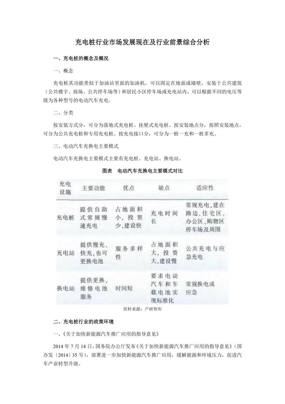 充电桩行业市场发展现在及行业前景综合分析_第1页