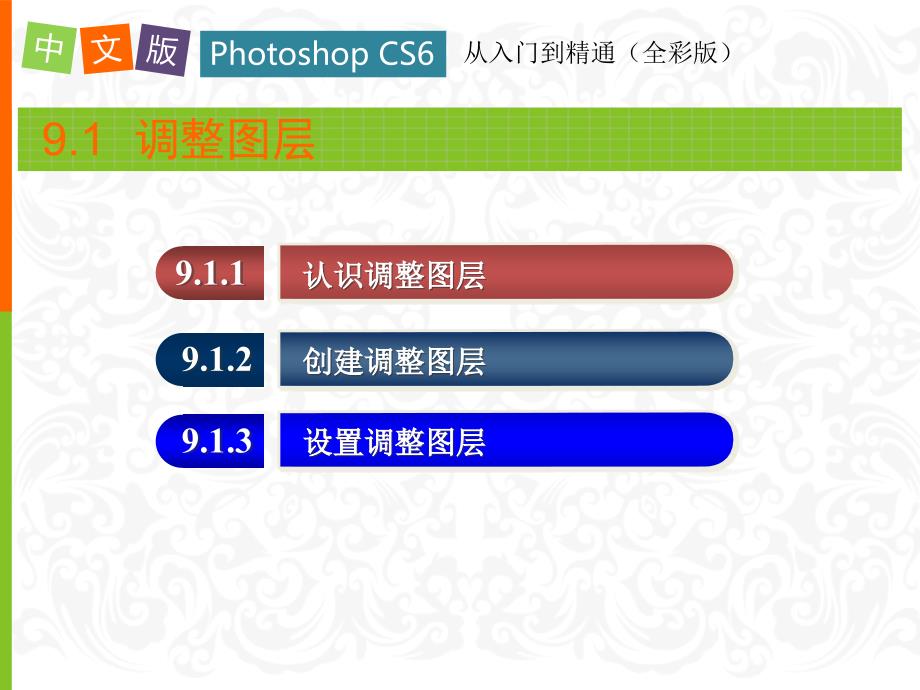 中文版photoshopcs6从入门到精通全彩版ppt课件第9章_第3页