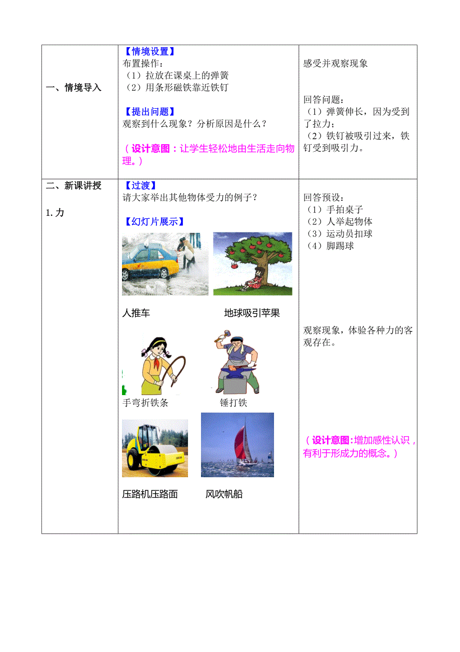 物理人教版八年级下册第七章 力_第2页